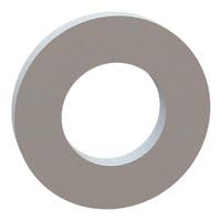 Abbatron/HH Smith, 2514, Insulated Washer - Nylon - 9/32 OD - 1/8 ID - 3/64 Thickness - 3/64 Height - #4 Screw Clear. (100 Item/s)