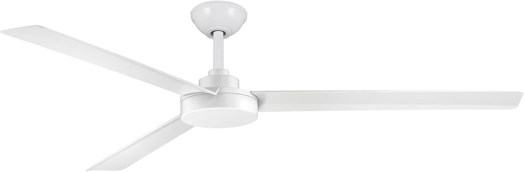 Minka Aire F624-WHF Roto XL 62' 3-Blades Ceiling Fan in Flat White Finish with Flat White Blades