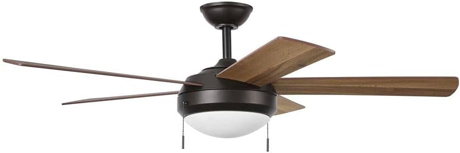 Hampton Bay Claret 52 in. Indoor Oil Rubbed Bronze Ceiling Fan with Light Kit, (SW20006 ORB)