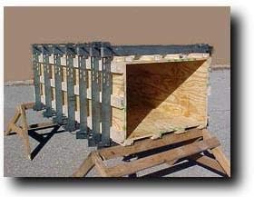 Ellis Manufacturing Co. Single Bar Column Forming Clamp, Adjustable Steel Bar with Wedge Lock for Concrete Column Forms, Fits 5/8' or 3/4' Ply, 2x4 or 2x6 Studs, Range: 33' to 48'