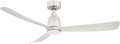 Fanimation Kute 52 inch Indoor/Outdoor Ceiling Fan - Brushed Nickel with Brushed Nickel blades