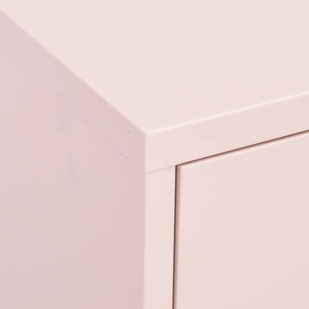 Metal Side Accent Storage Cabinet with Adjustable Shelves, Steel Storage Cabinet for Entryway and Hallway, 31.5'x13.8'x40',-250
