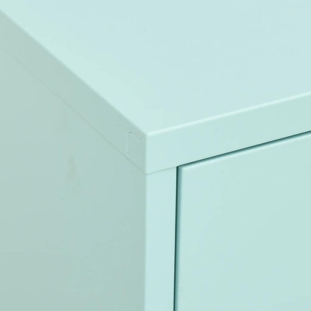 Metal Side Accent Storage Cabinet with Adjustable Shelves, Steel Storage Cabinet for Entryway and Hallway, 31.5'x13.8'x40',-251