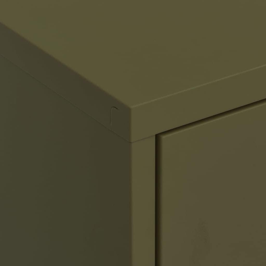 Metal Side Accent Storage Cabinet with Adjustable Shelves, Steel Storage Cabinet for Entryway and Hallway, 31.5'x13.8'x40',-246