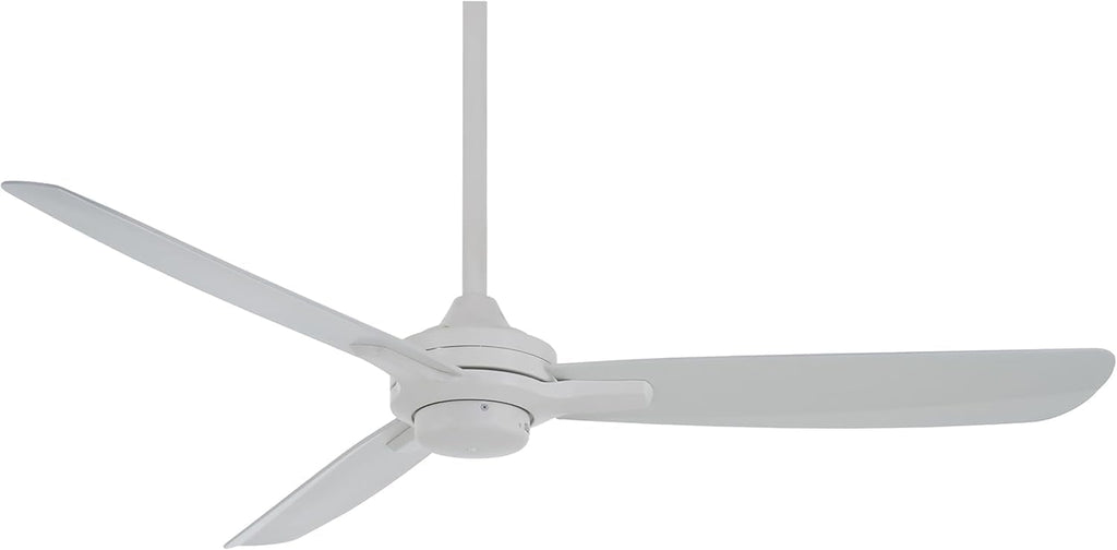 MINKA-AIRE F727-WHF Rudolph 52' 3-Blade Ceiling Fan in Flat White Finish with Flat White Blades