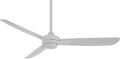 MINKA-AIRE F727-WHF Rudolph 52' 3-Blade Ceiling Fan in Flat White Finish with Flat White Blades