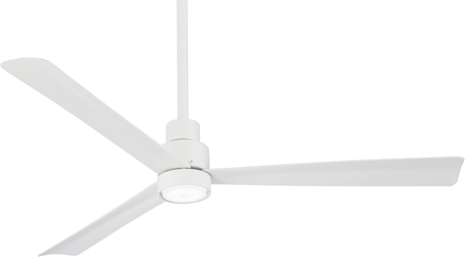 Minka-Aire F787-WHF Protruding Mount, 3 Flat White Bladed, Smart Ceiling Fan, White - Ivory