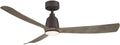 Fanimation Kute 52 inch Indoor/Outdoor Ceiling Fan - Matte Greige with Weathered Wood blades