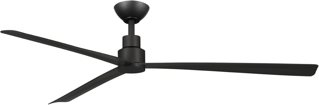 MINKA-AIRE F789-CL Simple XL 65 Inch Outdoor Ceiling Fan, Coal