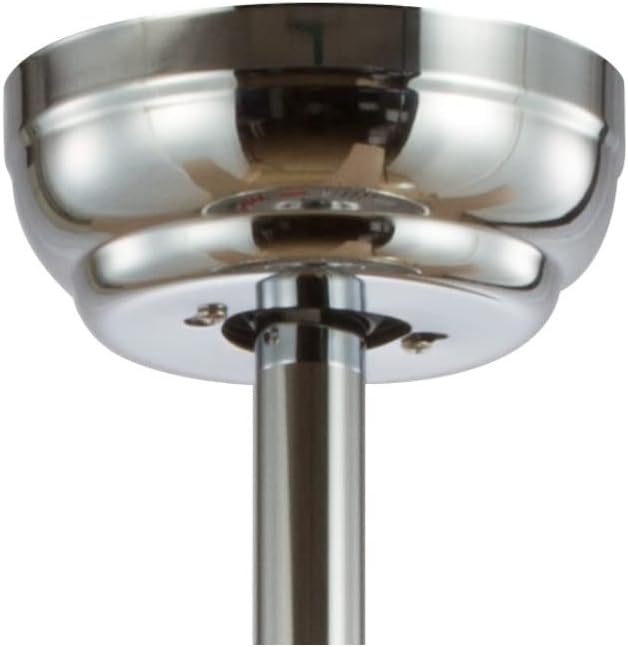 JONATHAN Y 52' Chrome Modern Glam LED Ceiling Fan with Remote, 3-Light Indoor Fan with 5 Reversible Blades, White Fabric Drum Shade for Living Room, Bedroom, ETL Listed JYL9607A