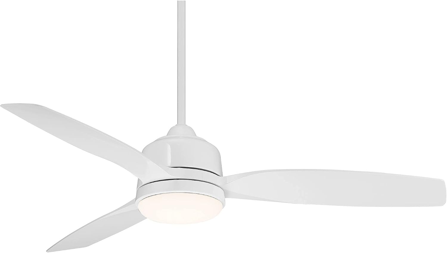 Casa Vieja 54' Tres Aurora Modern 3 Blade Indoor Outdoor Ceiling Fan with Dimmable Light LED Remote Control White Opal Etched Diffuser Wet Rated for Patio Exterior House Porch Gazebo Barn