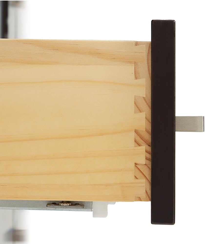 ARIEL Cambridge 48-inch Bathroom Vanity with Sink,Solid Wood, 0.75-inch Italian Carrara Marble Countertop, Single Rectangular Porcelain Sink, 2 Soft Closing Doors, 9 Dovetail Drawers, Espresso