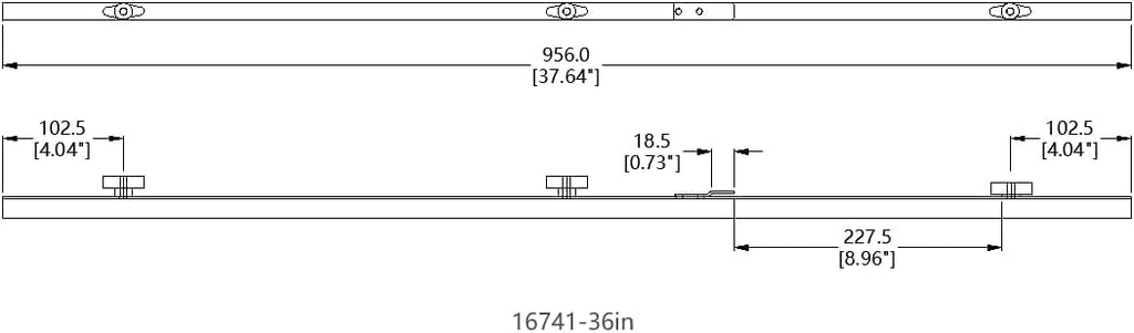 FixtureDisplays® 36' Blueprint File Hanging Clamp, One Case of 12 Clamps 16741-36IN