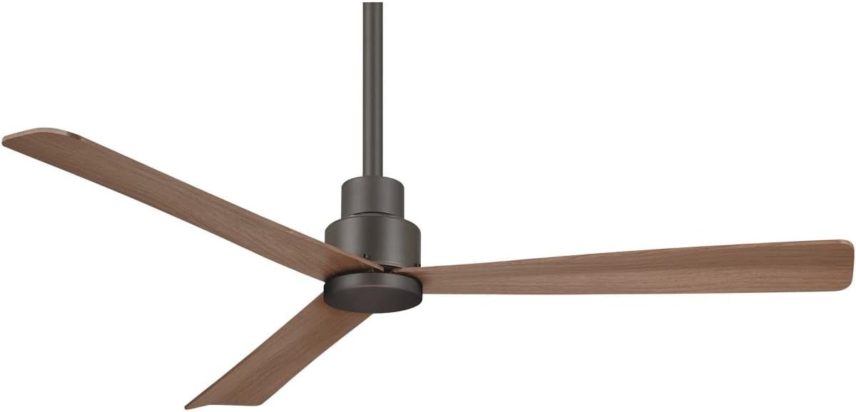Minka Aire F787-ORB 52' 3-Blade Ceiling Fan in Oil Rubbed Bronze Finish with Medium Maple Blades