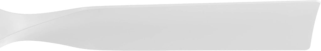 Casa Vieja 56' Keel Modern Indoor Outdoor Ceiling Fan 3 Blade LED Light Remote Control Matte White Finish Blades Bedroom Patio Living Room Kitchen Porch Hugger Damp Rated Flush Mount Garage Exterior