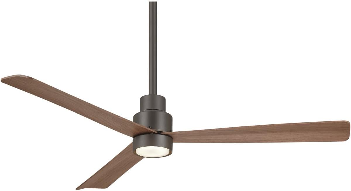 Minka Aire F787-ORB 52' 3-Blade Ceiling Fan in Oil Rubbed Bronze Finish with Medium Maple Blades