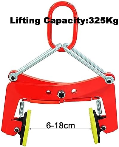 Adjustable Vertical Plate Clamp For Safe Handling Of Heavy-Duty Stone And Metal Plates(7IN)