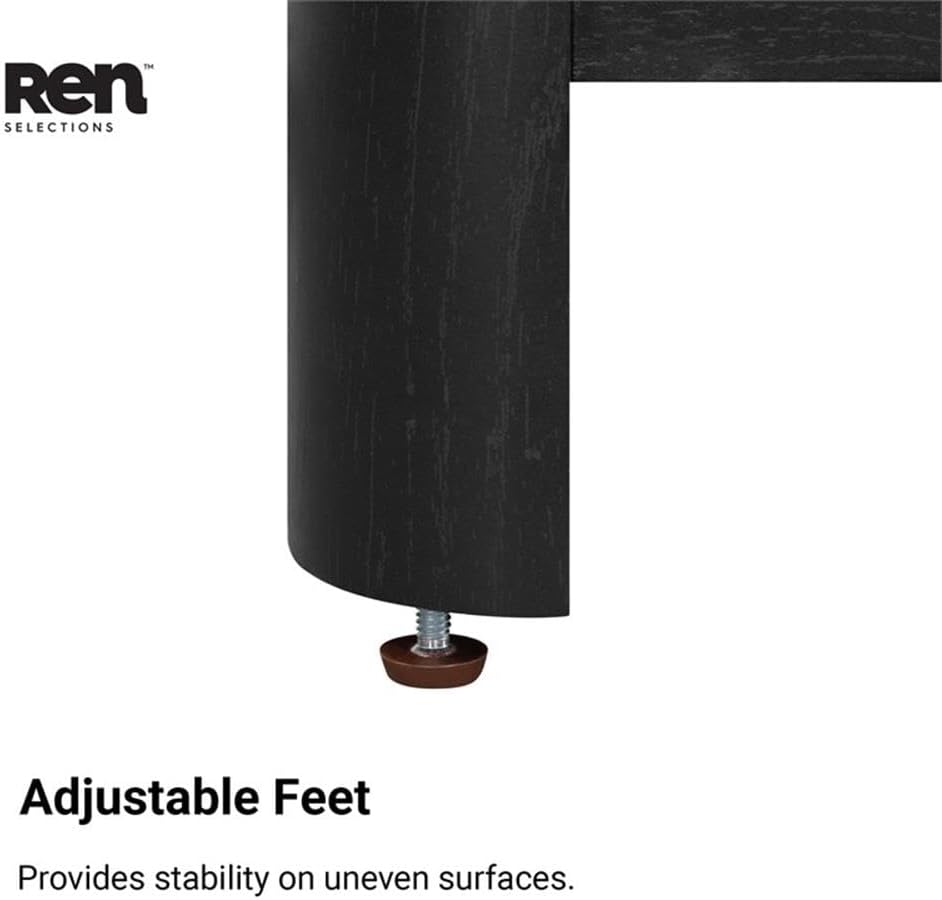 Pemberly Row 36' Bathroom Vanity, Matte Black Finish, Engineered Marble Countertop, Undermount Sink, Soft-Close Storage, Modern Freestanding MDF Design for Small Bathrooms or Guest En-Suites