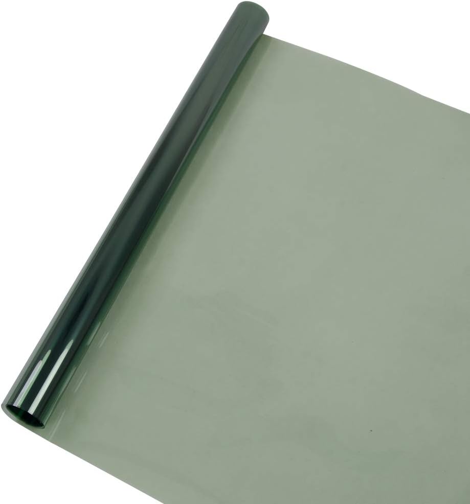 70% VLT Nano Ceramic Car Windshield Window Film 99% Anti UV Heat Control Sun Blocking Solar Tint for Car Front Rear Side Window, Light Green, 40Inch X 66Feet