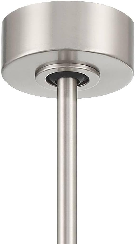 Casa Vieja 54' Inspirit Modern Industrial Indoor Outdoor Ceiling Fan 8 Blade LED Light Remote Control Brushed Steel Finish Silver Blades Bedroom Patio Living Room Damp Rated Decorative DC Motor