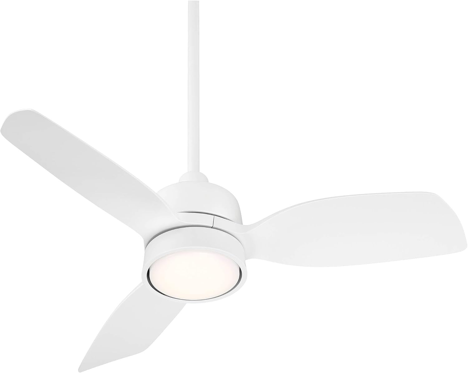 Casa Vieja 36' Verdin Modern Indoor Outdoor Ceiling Fan 3 Blade LED Light Remote Control Matte White Finish Blades Bedroom Patio Living Room Kitchen Porch Damp Rated Decorative Dimmable Garage