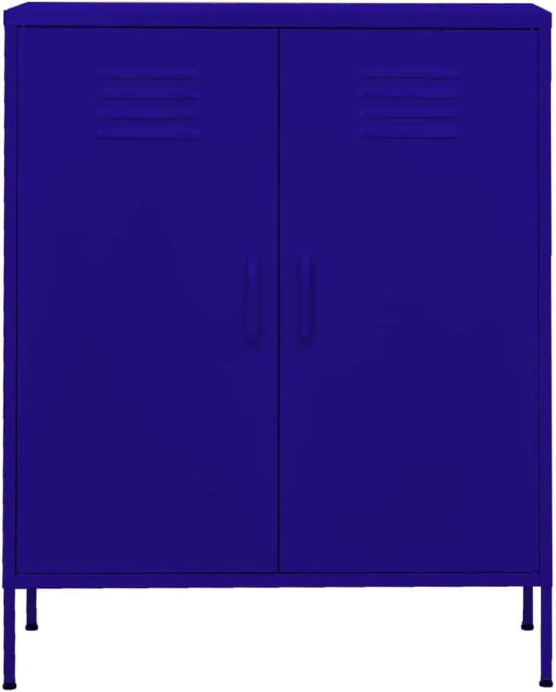 Metal Side Accent Storage Cabinet with Adjustable Shelves, Steel Storage Cabinet for Entryway and Hallway, 31.5'x13.8'x40',-247