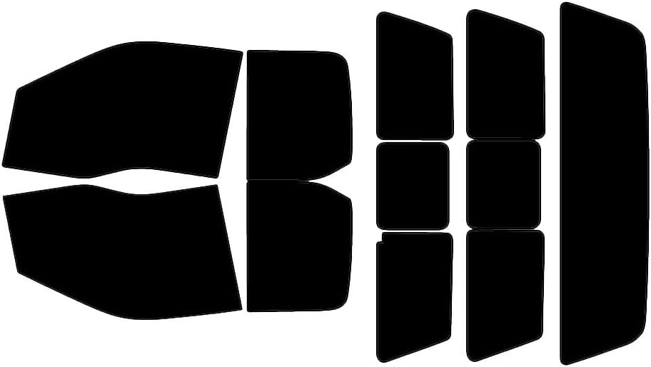 Rvinyl Avery Dennison NR Nano Ceramic IR Window Tint Kit Compatible with Ford F-150 2015-2020 (2 Door Supercab) - Complete Precut Kit - 5%