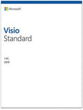 Microsoft Visio 2019 Standard for Windows 10 - Box Pack - 1 PC - Medialess