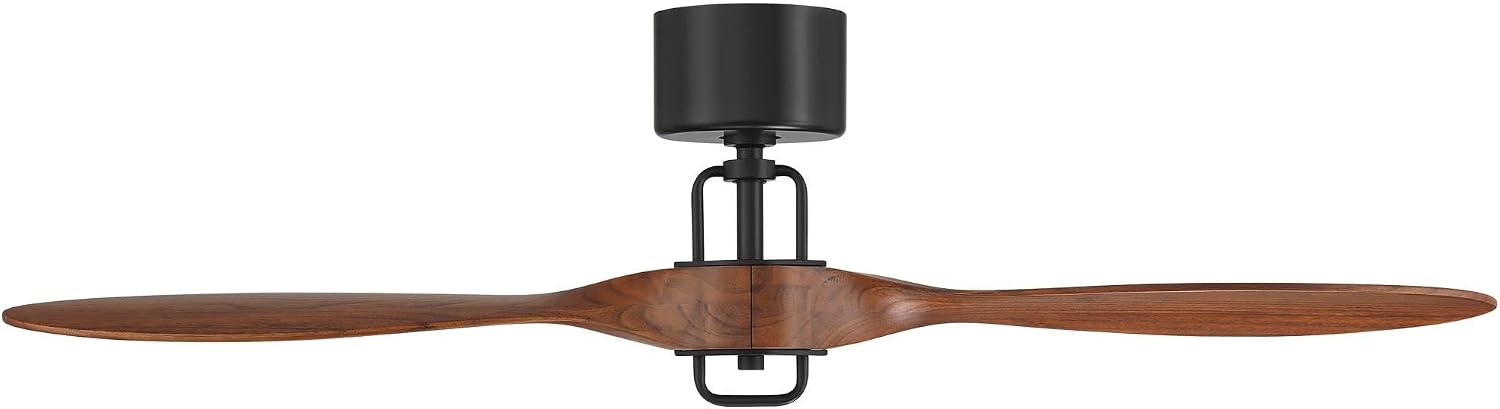 Casa Vieja 56' Longbow Black and Walnut Indoor/Outdoor Ceiling Fan
