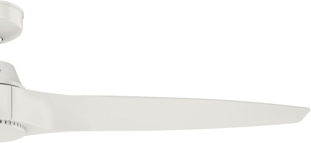 Hunter Fan 60 inch Ceiling Fan with No Light, Outdoor or Indoor White Ceiling Fan for Porch, Living Room, Office, Kitchen, Garage, 3 Blades (Renewed)