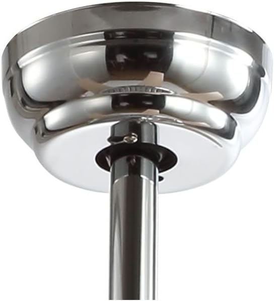 JONATHAN Y 52' Chrome 6-Light Iron and Wood Ceiling Fan, Modern Glam Filigree Dome, 5 Reversible Silver/White Blades, Remote Control, ETL Listed, LED Bulbs Included JYL9602A