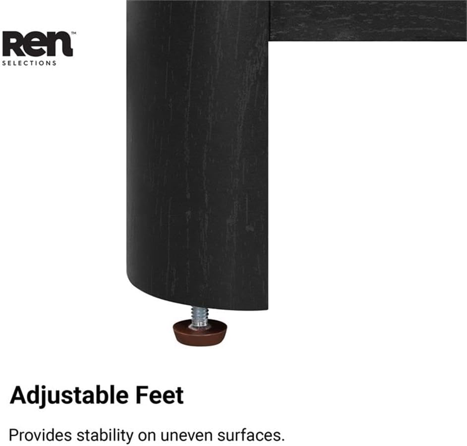 Pemberly Row 24' Bathroom Vanity, Matte Black Finish, Engineered Marble Countertop and Backsplash, Single Sink with Storage Cabinet and Drawer, Modern Freestanding Design for Small Bathroom or Guest