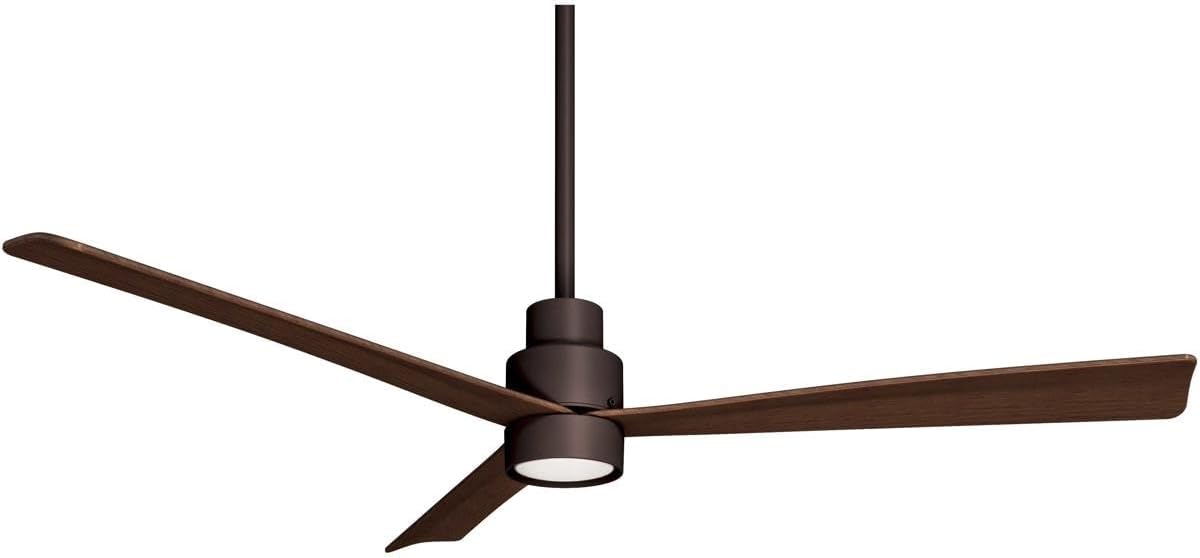 Minka Aire F787-ORB 52' 3-Blade Ceiling Fan in Oil Rubbed Bronze Finish with Medium Maple Blades