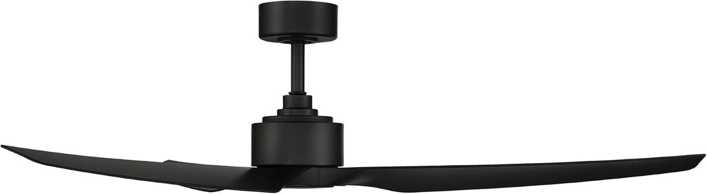 WAC F-056-MB Stella 60' Outdoor Ceiling Fan with Remote Control, Matte Black