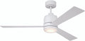 Craftmade MCY42W3 McCoy 42 Inch 3 Blade Ceiling Fan | Integrated LED Light Kit | 1013 Lumens 18 Watt | 3 x White Blades | Includes CM-7W-LED Wall Control | Indoor Rated | White Finish