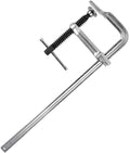 Steel Bar Clamp Clip 12-Inch WoodWork Bar Clamp Adjustable Rotating Pad Sturdy Durable for Welding Woodworking Metal Working, ASDEHH231
