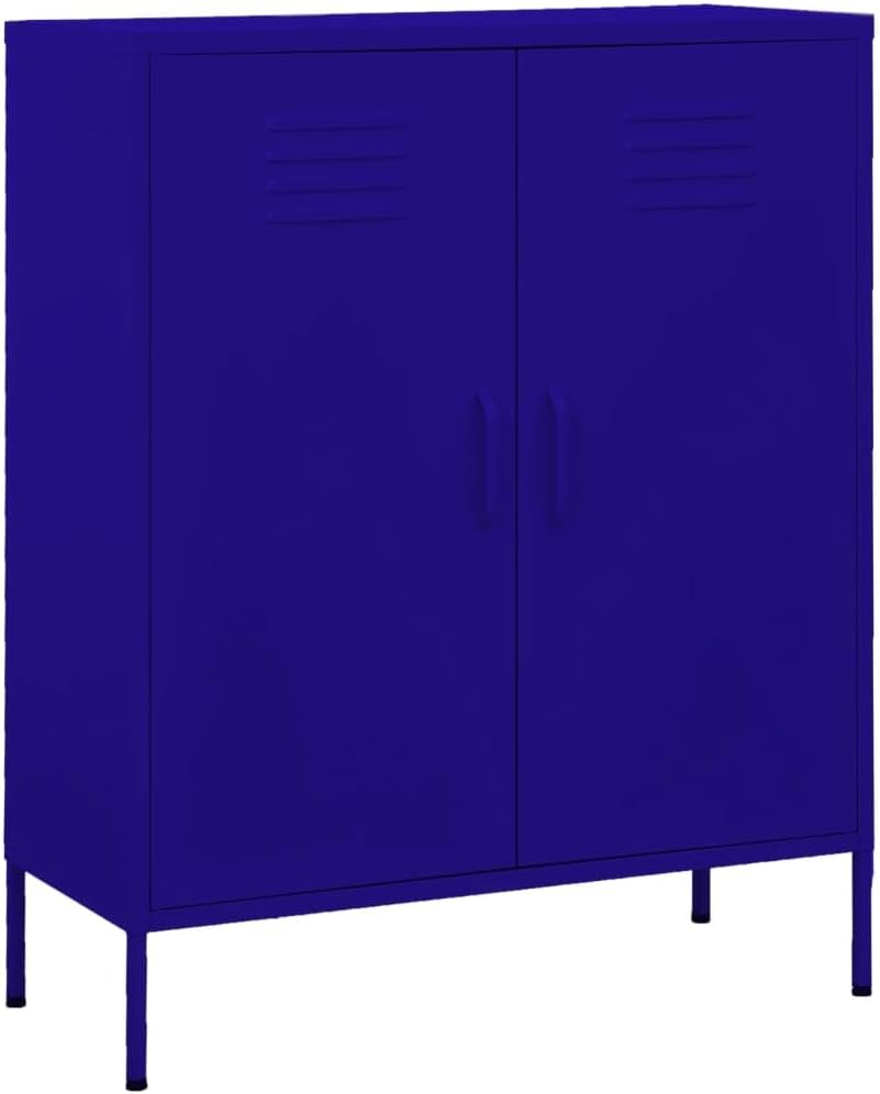 Metal Side Accent Storage Cabinet with Adjustable Shelves, Steel Storage Cabinet for Entryway and Hallway, 31.5'x13.8'x40',-247