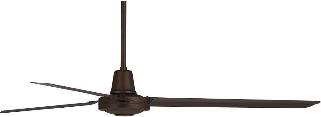 Casa Vieja 60' Turbina DC Modern Industrial Rustic Farmhouse 3 Blade Indoor Outdoor Ceiling Fan with Remote Control Oil Rubbed Bronze Damp Rated Patio Exterior Home Porch Gazebo Garage - 36' Downrod