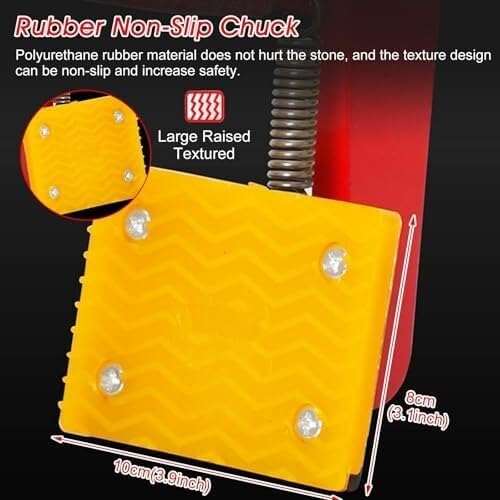 Granite Slab Lifting Clamp Adjustable Range Heavy Duty Stone Scissor Vertical Transport,Stone Lifting Clamps(17in)
