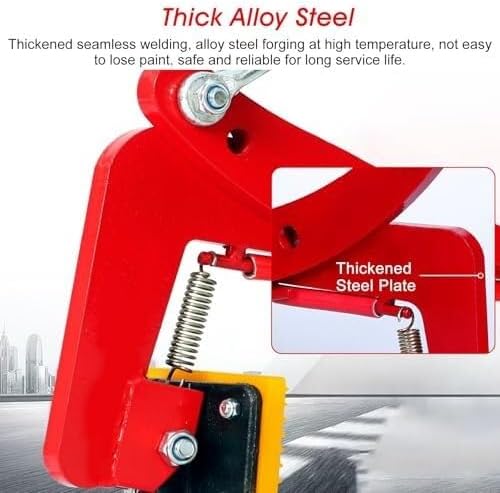 Granite Slab Lifting Clamp Adjustable Range Heavy Duty Stone Scissor Vertical Transport,Stone Lifting Clamps(28in)