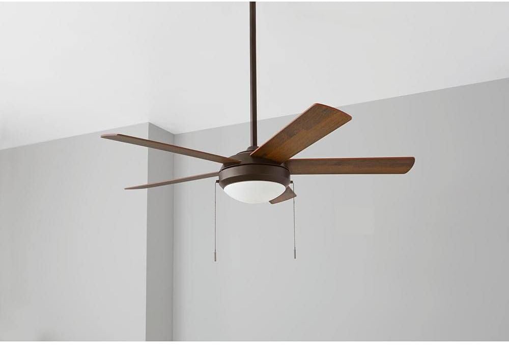 Hampton Bay Claret 52 in. Indoor Oil Rubbed Bronze Ceiling Fan with Light Kit, (SW20006 ORB)