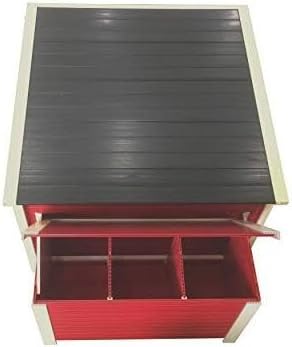 New Age Pet ECOFLEX Fontana Jumbo Chicken Coop, Urban Barn for 4 to 6 Chickens, Easy Assembly, Eco Friendly & Durable, Red