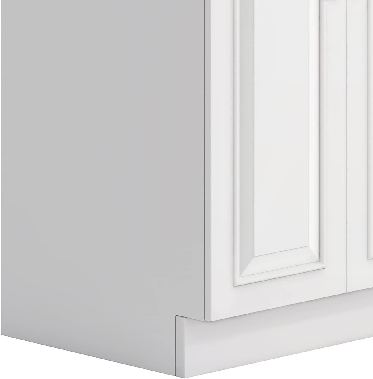 SIMPLIHOME Darwin All-in-One 24 inch Wide Utility Sink and Laundry Cabinet in Pure White Finish, Transitional Stainless Steel Sink Cabinet for Laundry Rooms with High-Arch Chrome Faucet and Storage