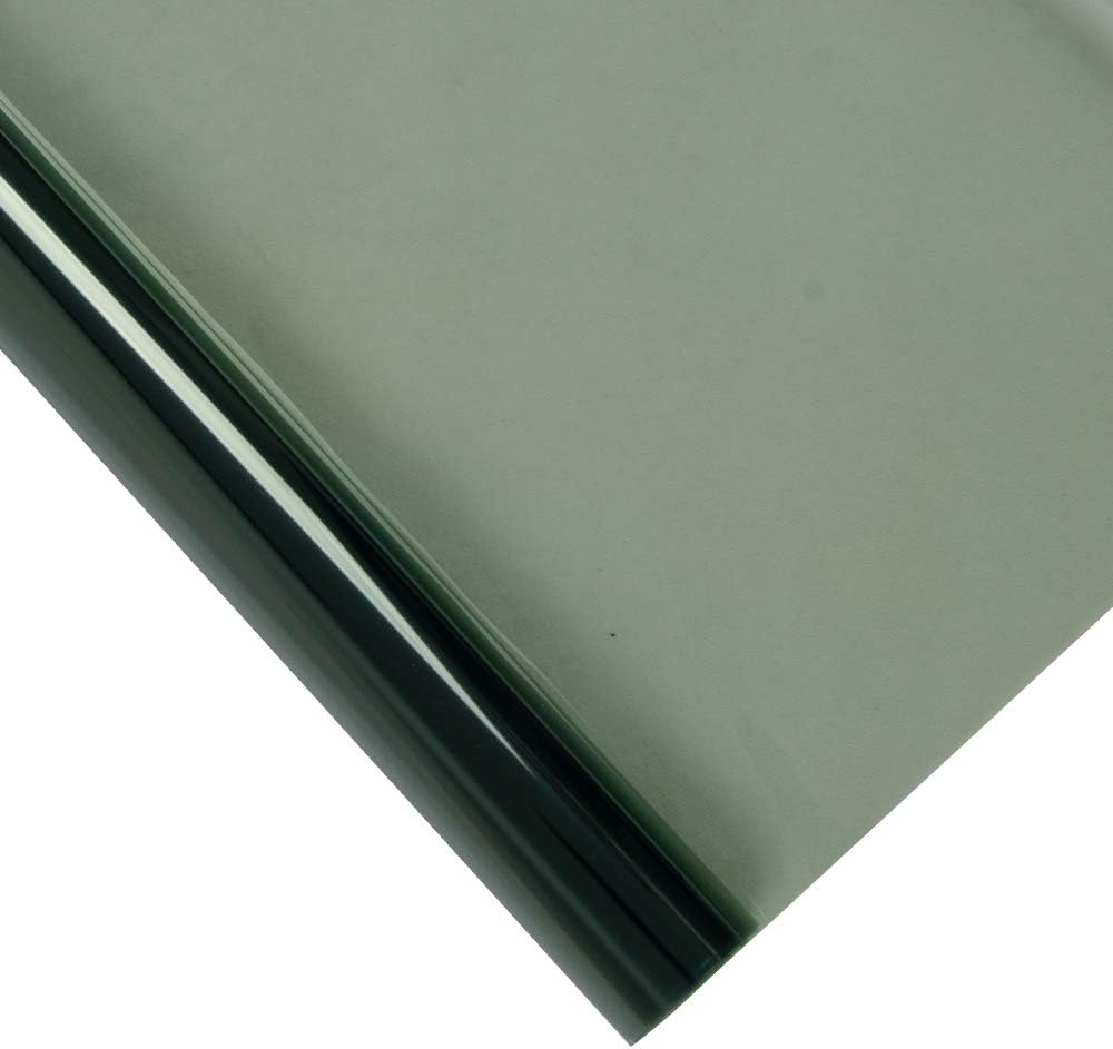 70% VLT Nano Ceramic Car Windshield Window Film 99% Anti UV Heat Control Sun Blocking Solar Tint for Car Front Rear Side Window, Light Green, 20Inch X 100Feet