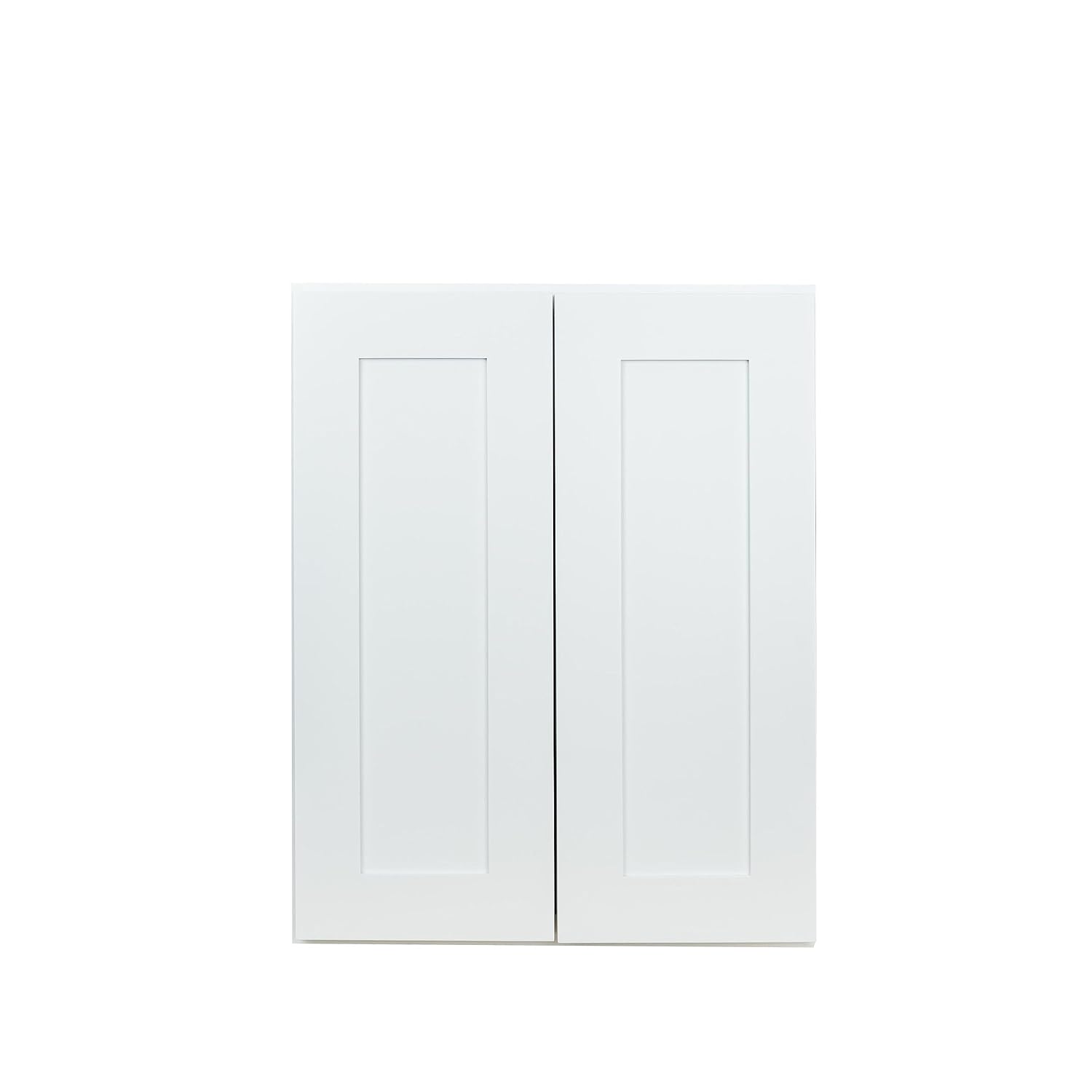 Hollywood Fabiani Design Wall Kitchen Cabinet 24 in. W x 12 in. D x 36 in. H in Shaker White Ready to Assemble