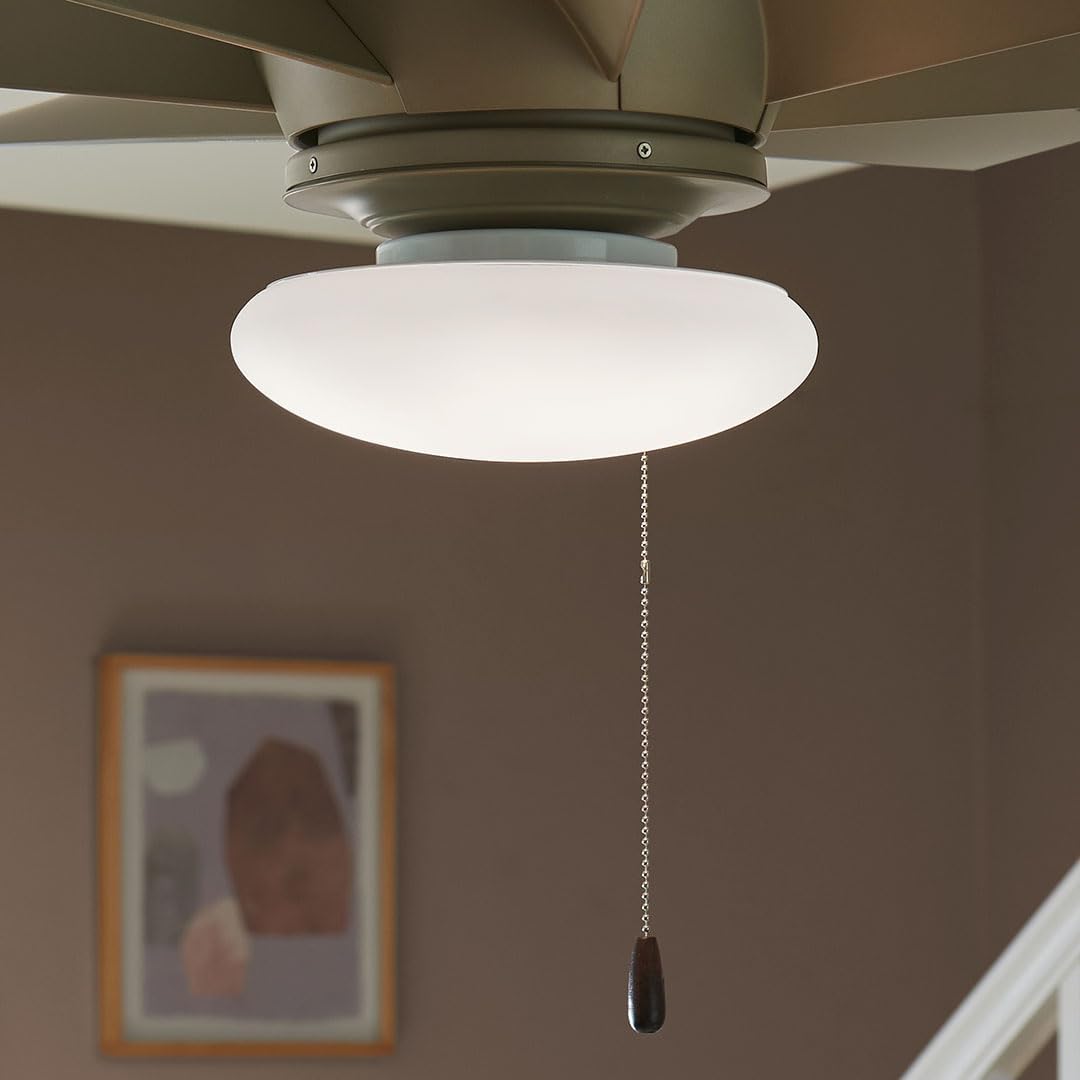 Kichler Universal LED Fan Light Kit White, 10'