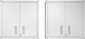 Manhattan Comfort Fortress Storage Units, White