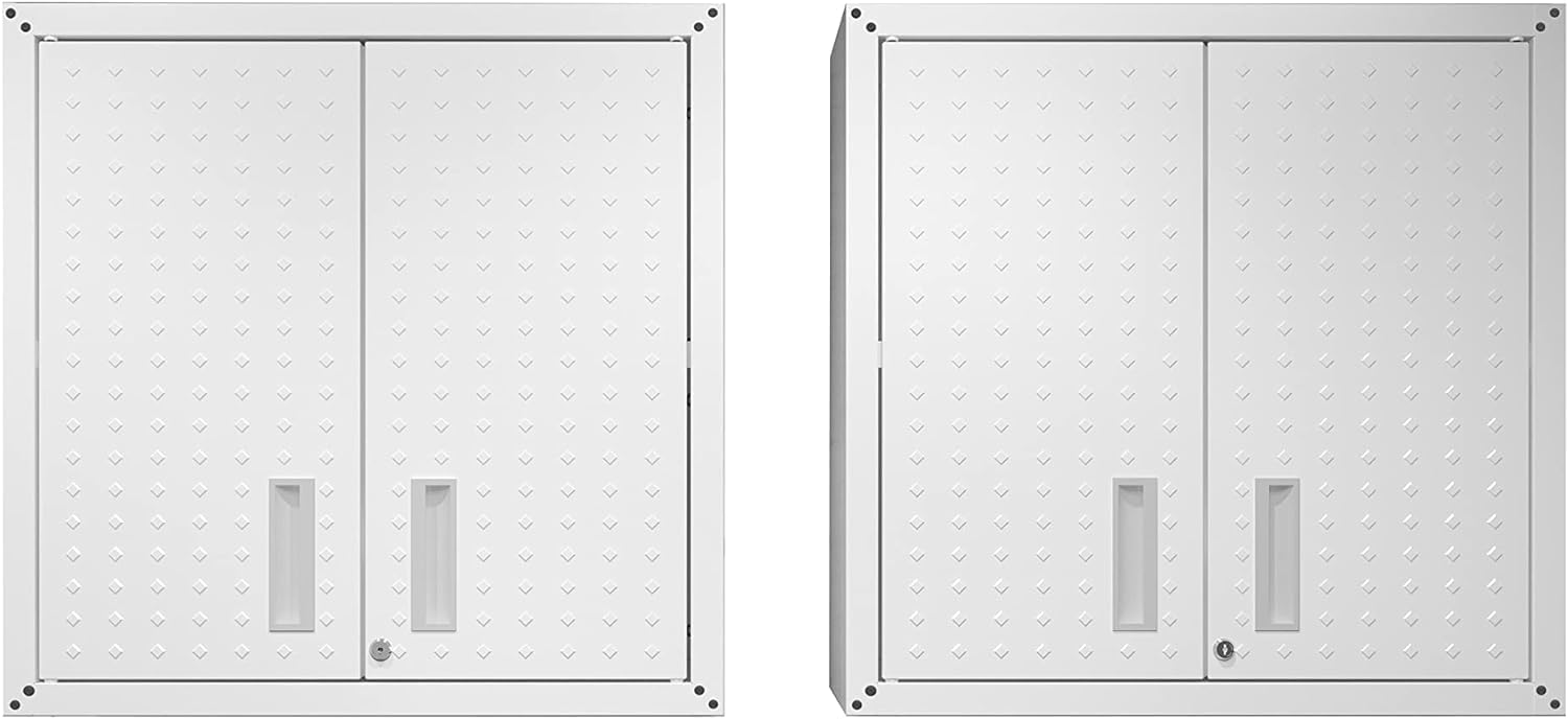 Manhattan Comfort Fortress Storage Units, White