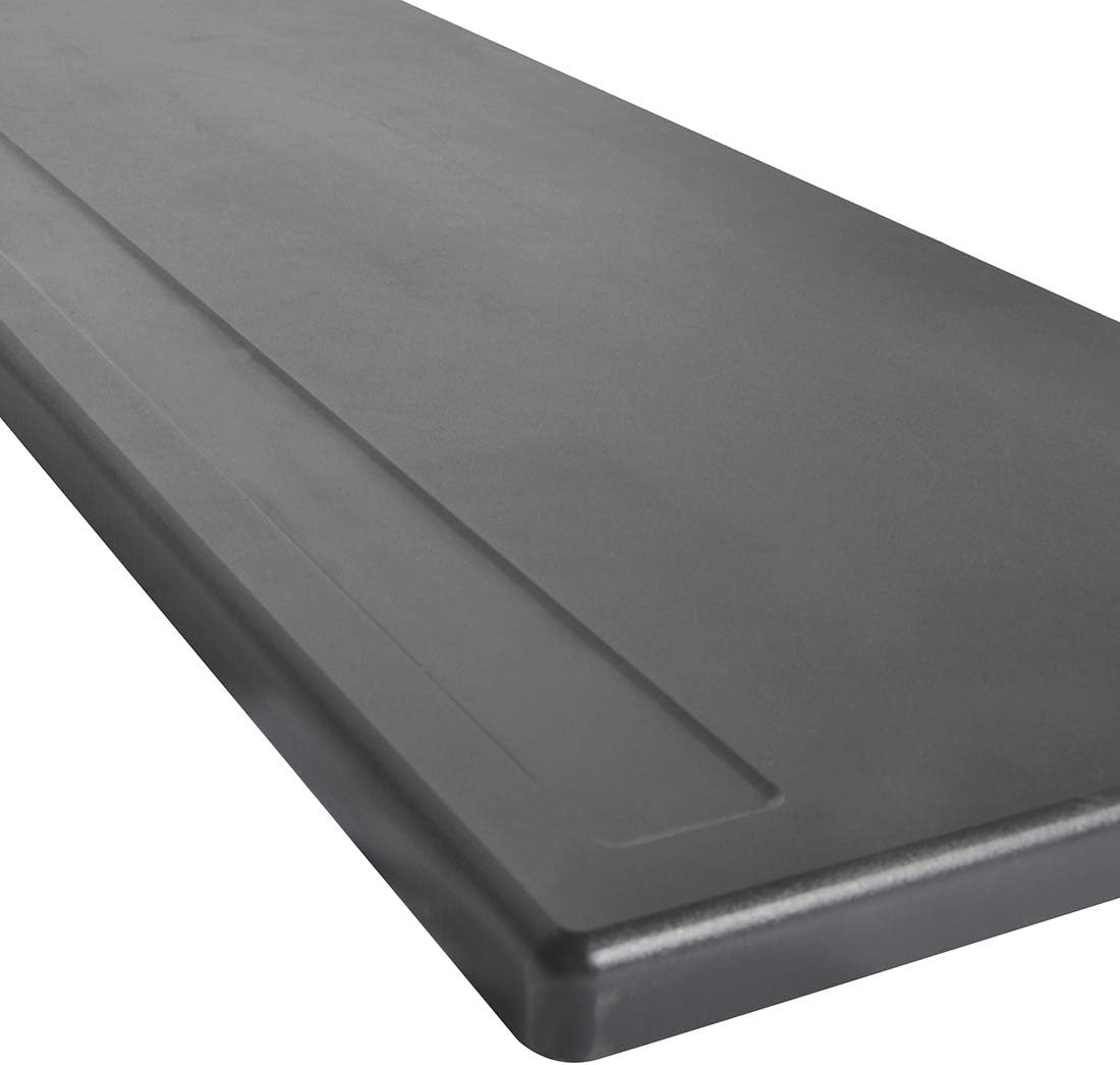 Ulti-MATE UG23101S 10-Piece Garage Cabinet Kit with Channeled Worktop in Stardust Silver Metallic