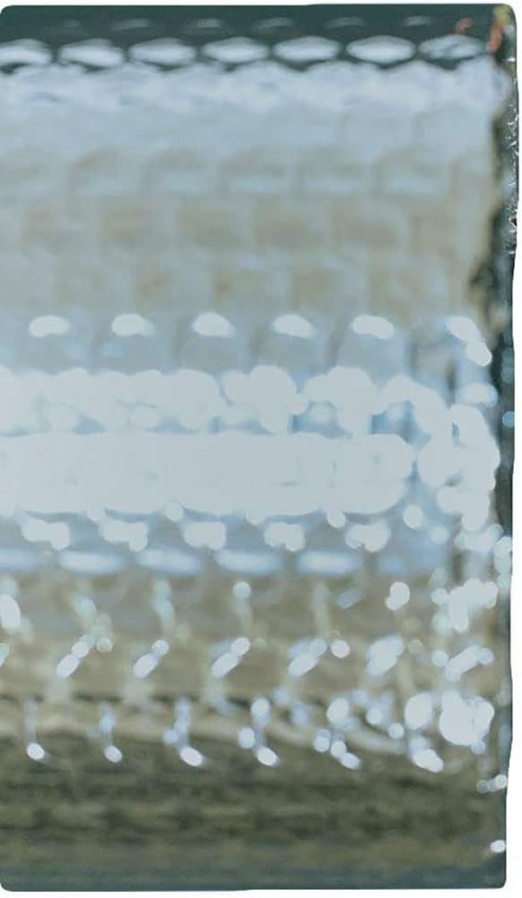 Double Bubble Reflective Foil Insulation Poly-Air Foam Core Radiant Barrier Film Heat Blocker Heat Guard No Tear for Winter Summer Weatherproof Attics Windows Garages RV's Ducts Barns (3ft x 100ft)